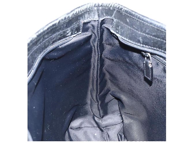 Borsa a Spalla GG Canvas Gucci Nera Argento 34339 Auth 148680 Nero - vista 21