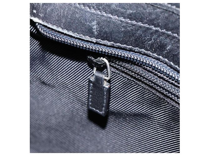 Borsa a Spalla GG Canvas Gucci Nera Argento 34339 Auth 148680 Nero - vista 22