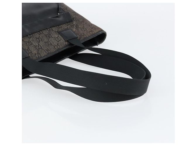 Borsa a Spalla GG Canvas Gucci Nera Argento 34339 Auth 148680 Nero - vista 7
