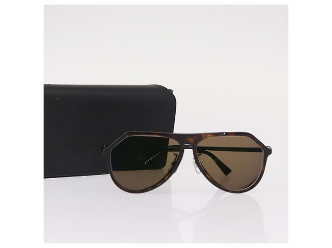 Dolce & Gabbana Gafas de sol DOLCE&GABBANA de plástico marrón Auth BA8496 Castaño - vista 12
