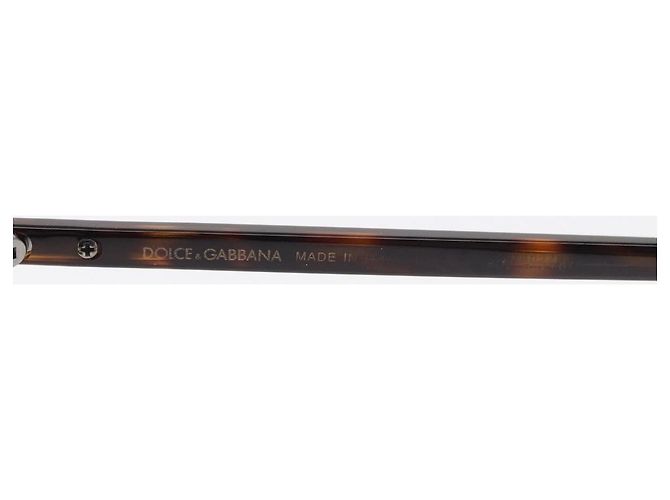 Dolce & Gabbana Gafas de sol DOLCE&GABBANA de plástico marrón Auth BA8496 Castaño - vista 14