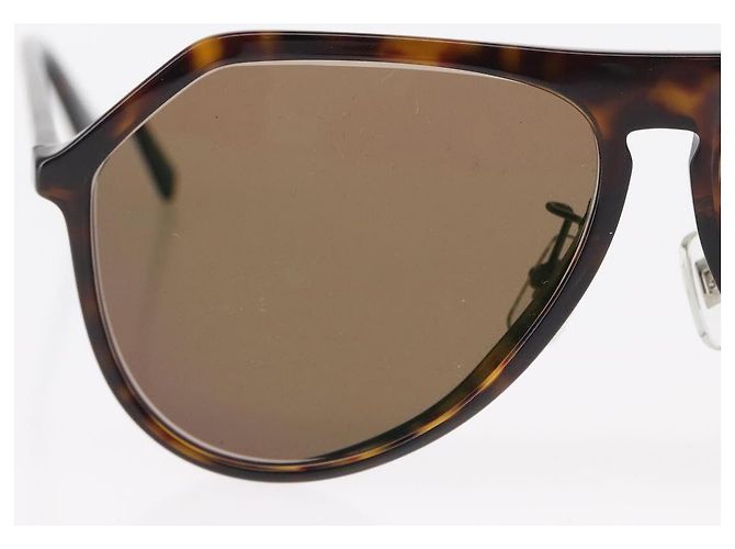 Dolce & Gabbana Gafas de sol DOLCE&GABBANA de plástico marrón Auth BA8496 Castaño - vista 3