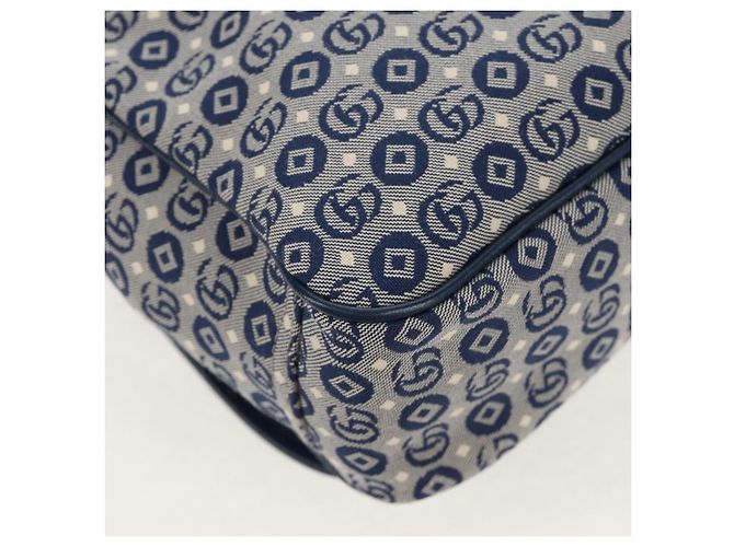 GUCCI Shoulder Bag PVC Blue Silver 664143 Auth BA8196M Silvery - view 14