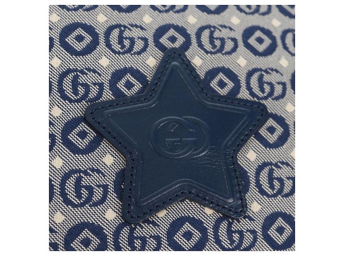GUCCI Shoulder Bag PVC Blue Silver 664143 Auth BA8196M Silvery - view 16