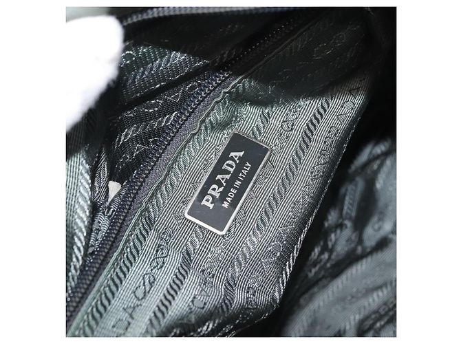 Bolsa de Ombro PRADA em Nylon Caqui Auth ki6015 - vista 24