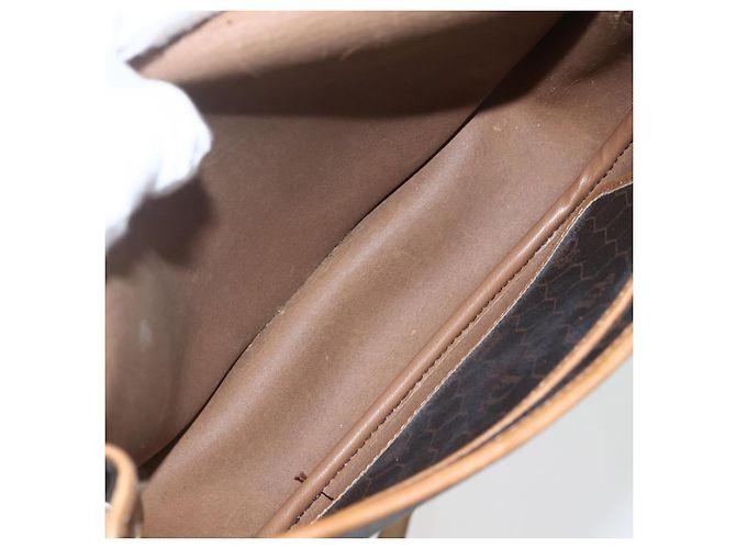 Borsa a spalla in tela a nido d'ape PVC nera e dorata Christian Dior Auth 151749 - vista 14