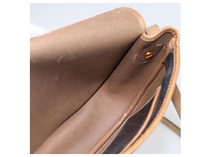 Borsa a spalla in tela a nido d'ape PVC nera e dorata Christian Dior Auth 151749 - vista 15