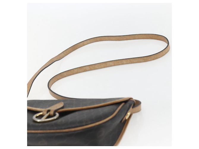 Borsa a spalla in tela a nido d'ape PVC nera e dorata Christian Dior Auth 151749 - vista 8