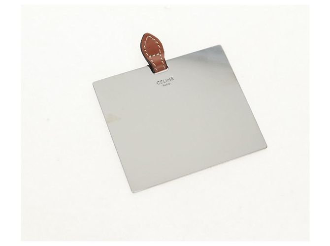 Céline CELINE Triomphe Canvas Große Schmuckbox PVC Weiß 4M0382DIU Auth 154934SM - Ansicht 18