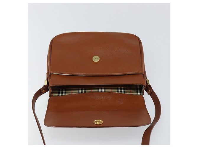 Autre Marque Borsa a Spalla Burberrys in Pelle Oro Marrone Auth am9896 D'oro - vista 15