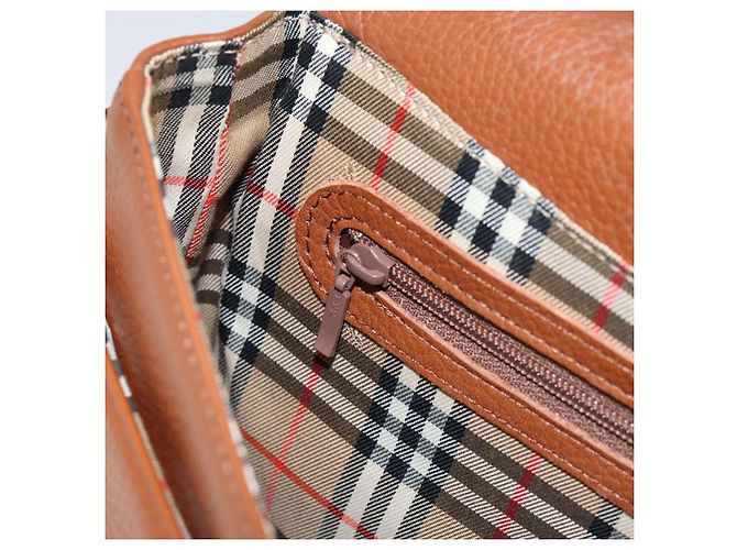 Autre Marque Borsa a Spalla Burberrys in Pelle Oro Marrone Auth am9896 D'oro - vista 19