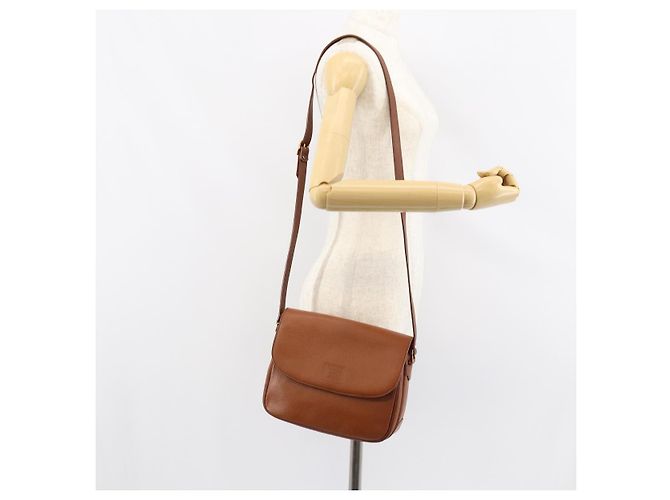 Autre Marque Borsa a Spalla Burberrys in Pelle Oro Marrone Auth am9896 D'oro - vista 22