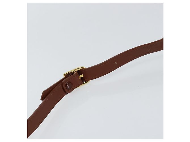 Autre Marque Borsa a Spalla Burberrys in Pelle Oro Marrone Auth am9896 D'oro - vista 8