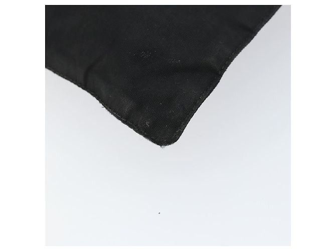 PRADA Borsa a mano in nylon nero argento autentica 153120 - vista 11