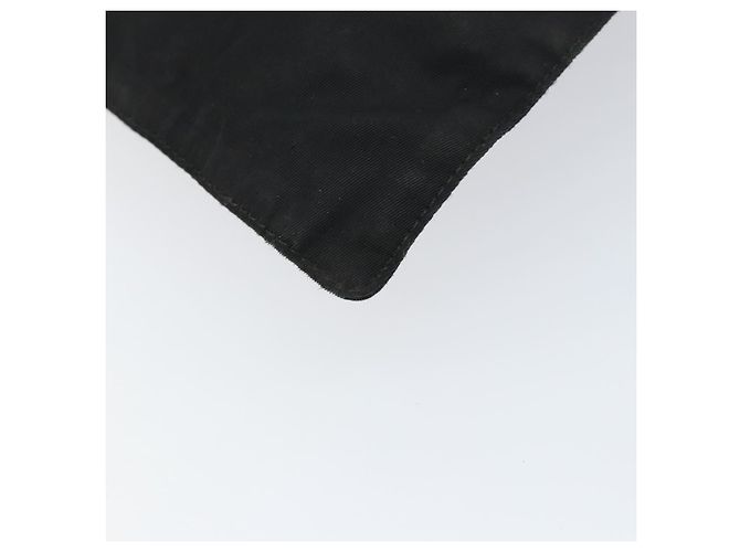 PRADA Borsa a mano in nylon nero argento autentica 153120 - vista 13