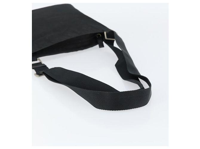 PRADA Borsa a mano in nylon nero argento autentica 153120 - vista 7