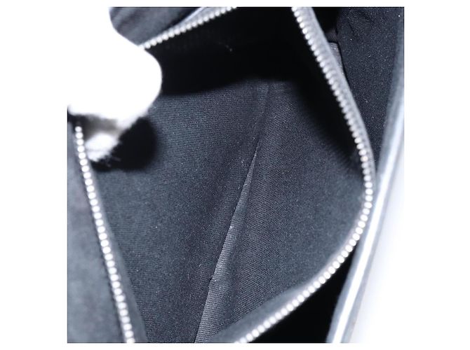 Céline Borsa a mano in tela Macadam CELINE Nero Argento Auth ep11378 - vista 23