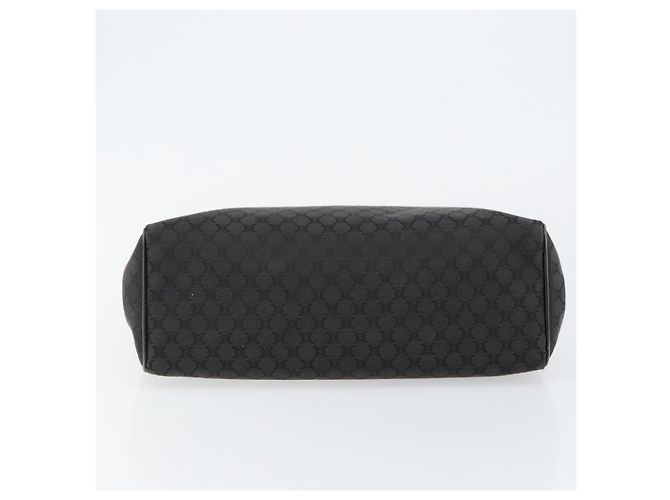Céline Borsa a mano in tela Macadam CELINE Nero Argento Auth ep11378 - vista 5