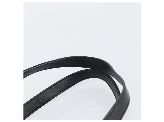 Céline Borsa a mano in tela Macadam CELINE Nero Argento Auth ep11378 - vista 8