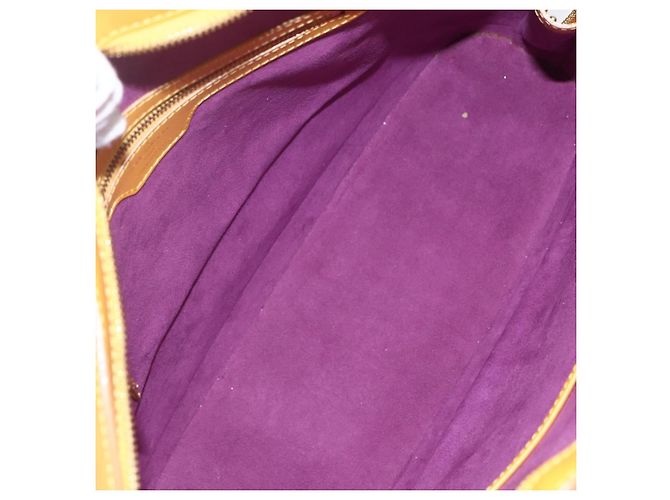 LOUIS VUITTON Borsa a Spalla Epi Lussac Gialla M52289 LV Auth 151755 Giallo - vista 11