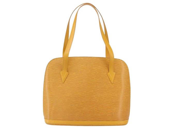 LOUIS VUITTON Borsa a Spalla Epi Lussac Gialla M52289 LV Auth 151755 Giallo - vista 13