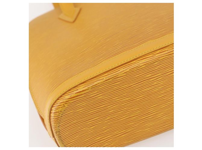 LOUIS VUITTON Borsa a Spalla Epi Lussac Gialla M52289 LV Auth 151755 Giallo - vista 14