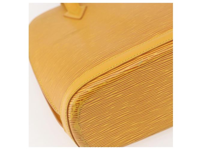 LOUIS VUITTON Borsa a Spalla Epi Lussac Gialla M52289 LV Auth 151755 Giallo - vista 16