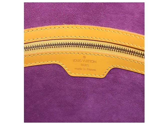 LOUIS VUITTON Borsa a Spalla Epi Lussac Gialla M52289 LV Auth 151755 Giallo - vista 17