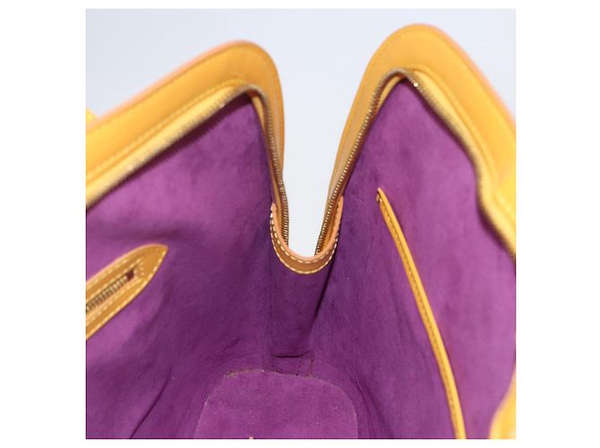 LOUIS VUITTON Borsa a Spalla Epi Lussac Gialla M52289 LV Auth 151755 Giallo - vista 19