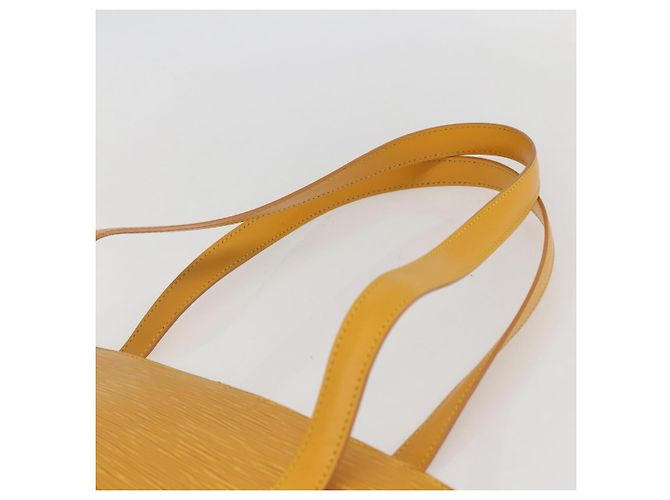 LOUIS VUITTON Borsa a Spalla Epi Lussac Gialla M52289 LV Auth 151755 Giallo - vista 8