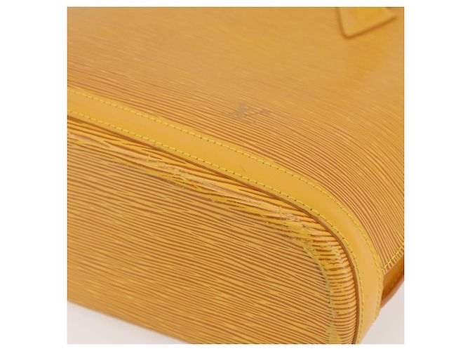 LOUIS VUITTON Borsa a Spalla Epi Lussac Gialla M52289 LV Auth 151755 Giallo - vista 9