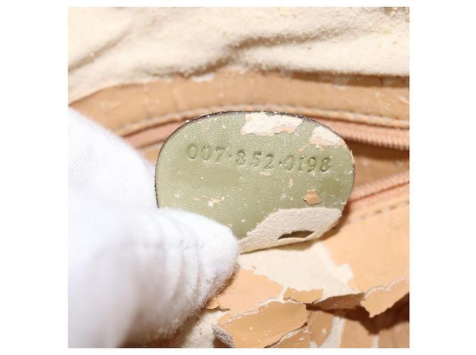 Borsa a Spalla GUCCI in Pelle Scamosciata Verde Oro Auth BA7108 D'oro - vista 12