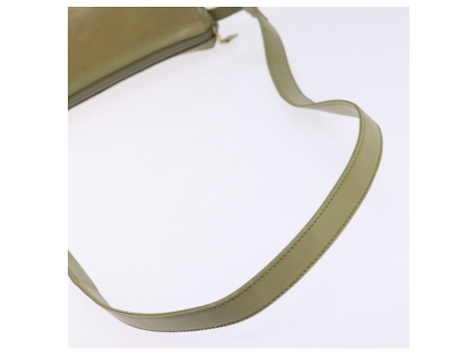 Borsa a Spalla GUCCI in Pelle Scamosciata Verde Oro Auth BA7108 D'oro - vista 7