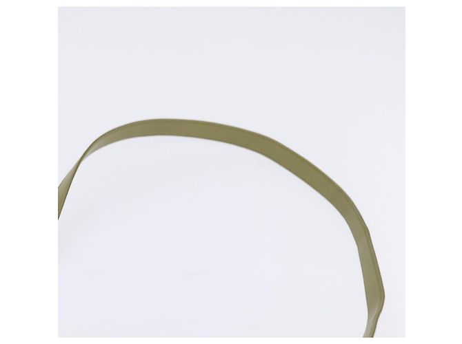 Borsa a Spalla GUCCI in Pelle Scamosciata Verde Oro Auth BA7108 D'oro - vista 8