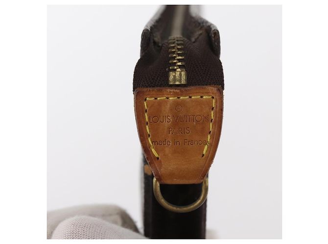 Bucket LOUIS VUITTON Monogramma Secchiello GM Pochette Accessorio LV Auth 156073 - vista 12