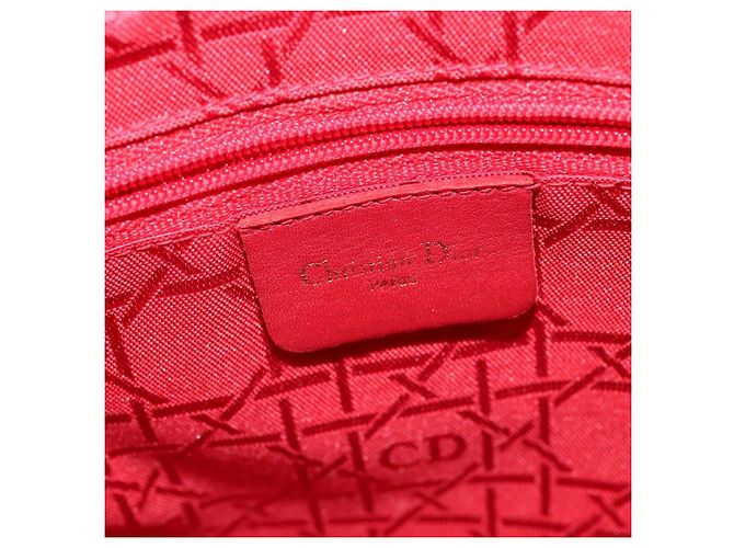 Zaino Canage in nylon blu navy e oro Auth 146576 di Christian Dior D'oro - vista 18