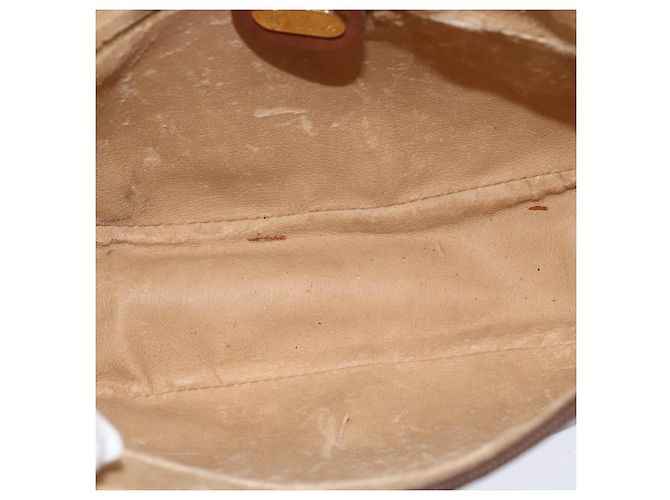 Gucci Bolso de Hombro Micro GG Supreme PVC Beige Dorado 001 984 4001 Auth SW1700 - vista 11