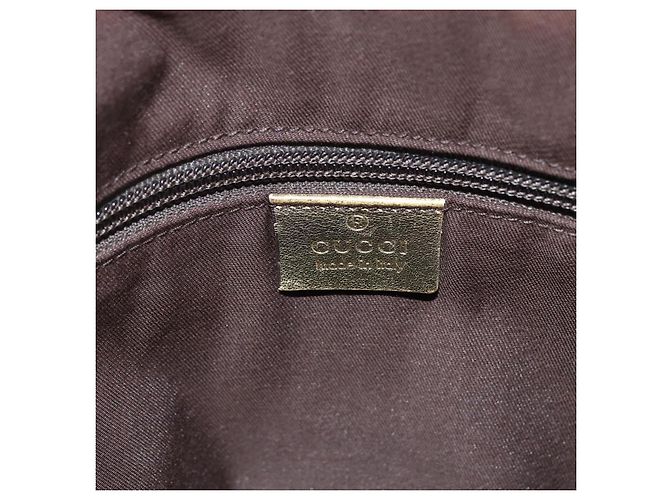 Gucci GG Canvas Sherry Line Schultertasche Beige Gold 145857 Auth 151543 Golden - Ansicht 16