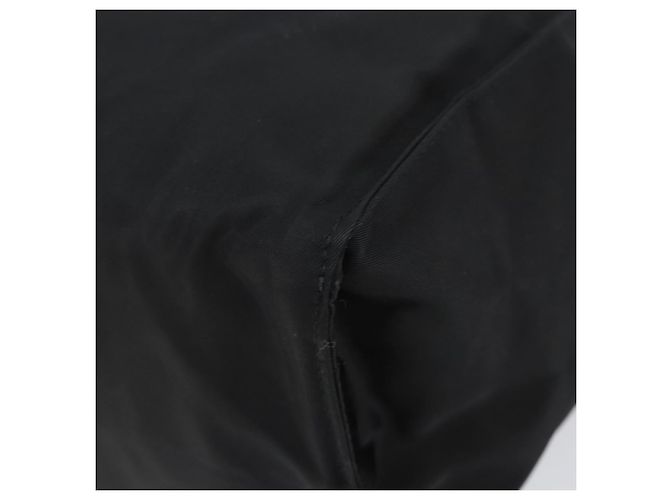 PRADA Borsa a mano in nylon nero e oro Auth yk19626 D'oro - vista 16