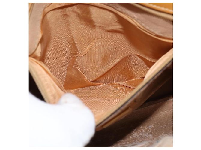 Sac Sherry Line en PVC Beige Micro GG Supreme Web de GUCCI 001 115 0914 Auth ar13755 Doré - vue 11
