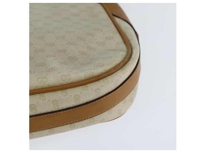 Sac Sherry Line en PVC Beige Micro GG Supreme Web de GUCCI 001 115 0914 Auth ar13755 Doré - vue 17