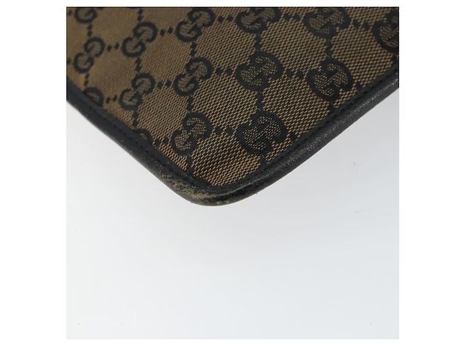 Borsa a spalla in tela GG Gucci marrone 019 0348 Auth ep11399 - vista 14