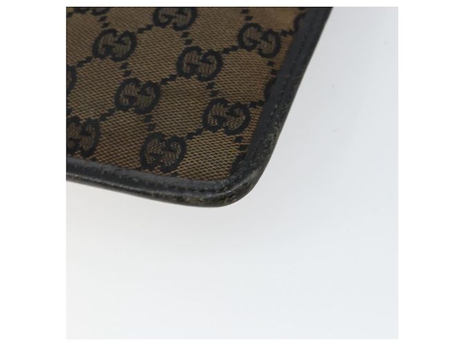 Borsa a spalla in tela GG Gucci marrone 019 0348 Auth ep11399 - vista 15