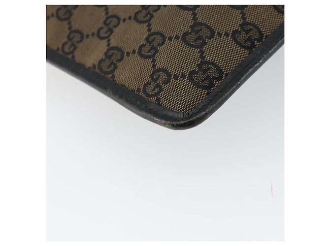 Borsa a spalla in tela GG Gucci marrone 019 0348 Auth ep11399 - vista 16