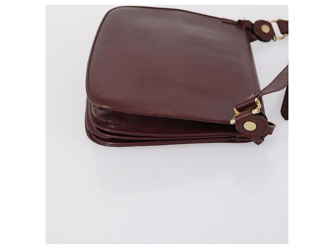 Cartier Borsa a spalla Must Line in pelle 2 pezzi Bordeaux Auth bs31277 Bordò - vista 12