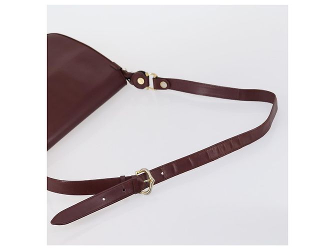 Cartier Borsa a spalla Must Line in pelle 2 pezzi Bordeaux Auth bs31277 Bordò - vista 13