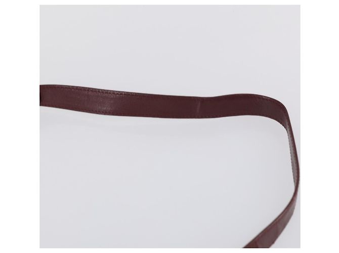 Cartier Borsa a spalla Must Line in pelle 2 pezzi Bordeaux Auth bs31277 Bordò - vista 14