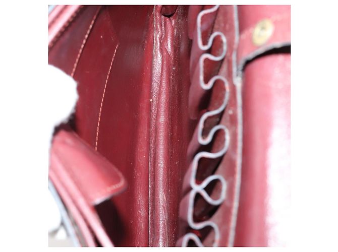 Cartier Borsa a spalla Must Line in pelle 2 pezzi Bordeaux Auth bs31277 Bordò - vista 17