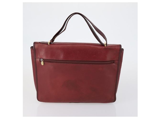 Cartier Borsa a spalla Must Line in pelle 2 pezzi Bordeaux Auth bs31277 Bordò - vista 3