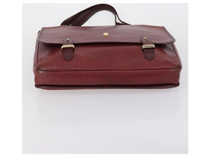 Cartier Borsa a spalla Must Line in pelle 2 pezzi Bordeaux Auth bs31277 Bordò - vista 7